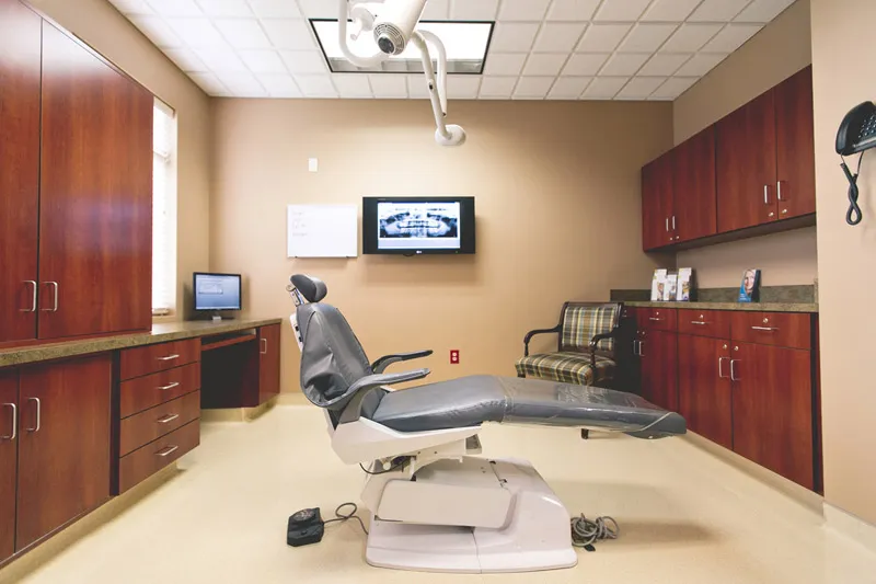 Interior Photo: Consultation and Procedure Room with patient chair at Cumberland Surgical Arts Office in Clarksville TN